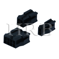 Conector hembra de carcasa de enchufe de doble fila P3020 con orejas de montaje en panel