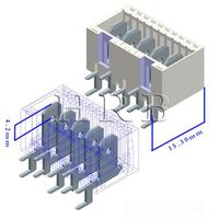 Conectores RAST 5.0 bloque de terminales PCB M9402