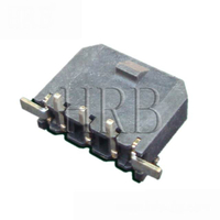 Conector vertical del jefe de la sola fila de SMT M3045 con la pestaña de la soldadura del PWB
